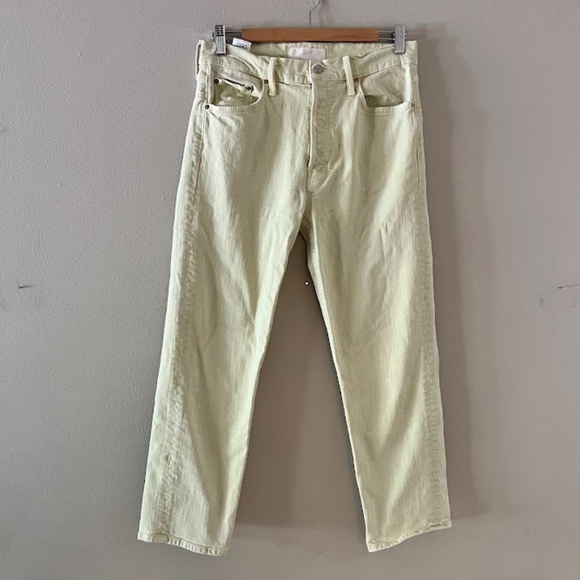 MOTHER The TomCat button fly jeans, "The Devil May Care" green, SZ 30 - Picture 2 of 8